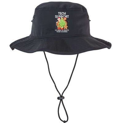 Christmas Techsupport Here To Delete Cookies Xmas Legacy Cool Fit Booney Bucket Hat