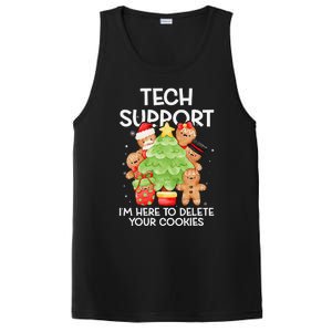 Christmas Techsupport Here To Delete Cookies Xmas PosiCharge Competitor Tank