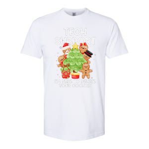 Christmas Techsupport Here To Delete Cookies Xmas Softstyle CVC T-Shirt