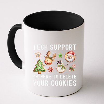 Christmas Techsupport Here To Delete Cookies Xmas Coffee Mug