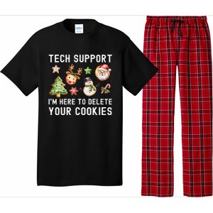 Christmas Techsupport Here To Delete Cookies Xmas Pajama Set