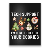 Christmas Techsupport Here To Delete Cookies Xmas Poster