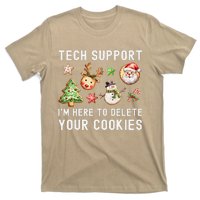 Christmas Techsupport Here To Delete Cookies Xmas T-Shirt