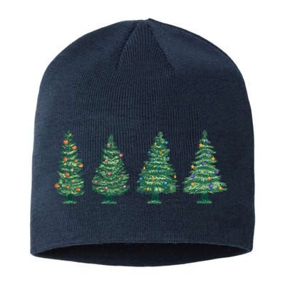 Christmas Trees Holiday Season Sustainable Beanie