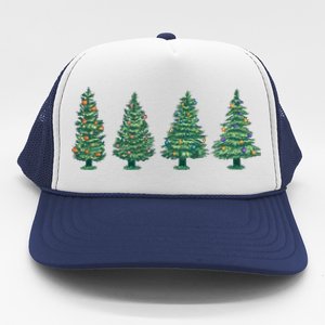 Christmas Trees Holiday Season Trucker Hat