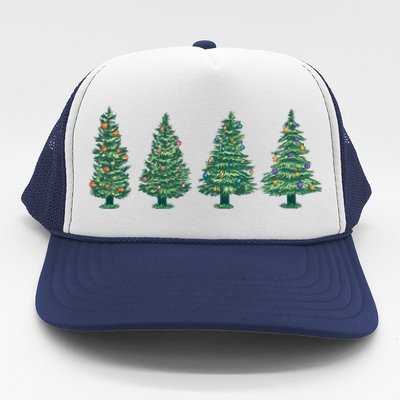 Christmas Trees Holiday Season Trucker Hat