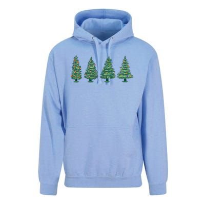 Christmas Trees Holiday Season Unisex Surf Hoodie