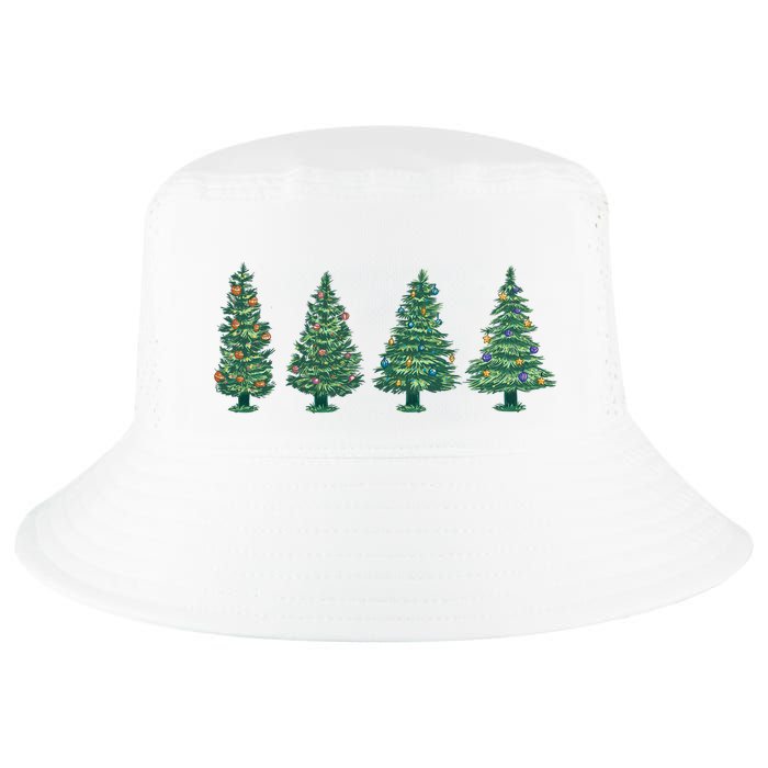 Christmas Trees Holiday Season Cool Comfort Performance Bucket Hat