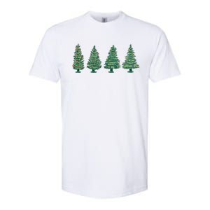 Christmas Trees Holiday Season Softstyle CVC T-Shirt