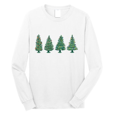 Christmas Trees Holiday Season Long Sleeve Shirt