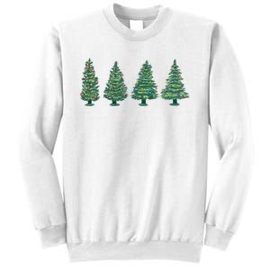 Christmas Trees Holiday Season Sweatshirt