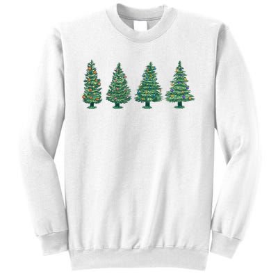 Christmas Trees Holiday Season Sweatshirt