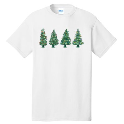 Christmas Trees Holiday Season Tall T-Shirt