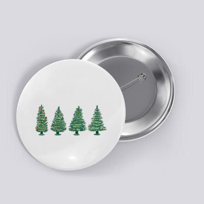 Christmas Trees Holiday Season Button