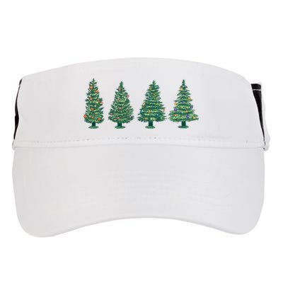 Christmas Trees Holiday Season Adult Drive Performance Visor