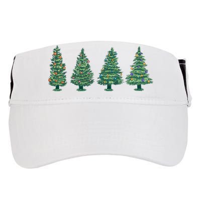 Christmas Trees Holiday Season Adult Drive Performance Visor