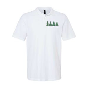 Christmas Trees Holiday Season Softstyle Adult Sport Polo