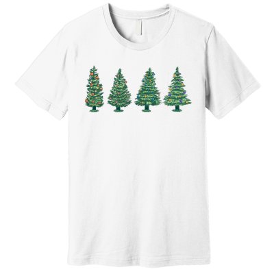 Christmas Trees Holiday Season Premium T-Shirt