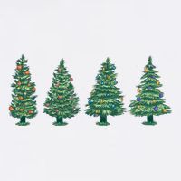 Christmas Trees Holiday Season Baby Bodysuit