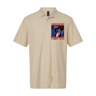 Cute Trump Happy New Year 2025 45 47 Outlaw Won Sarcasm Softstyle Adult Sport Polo