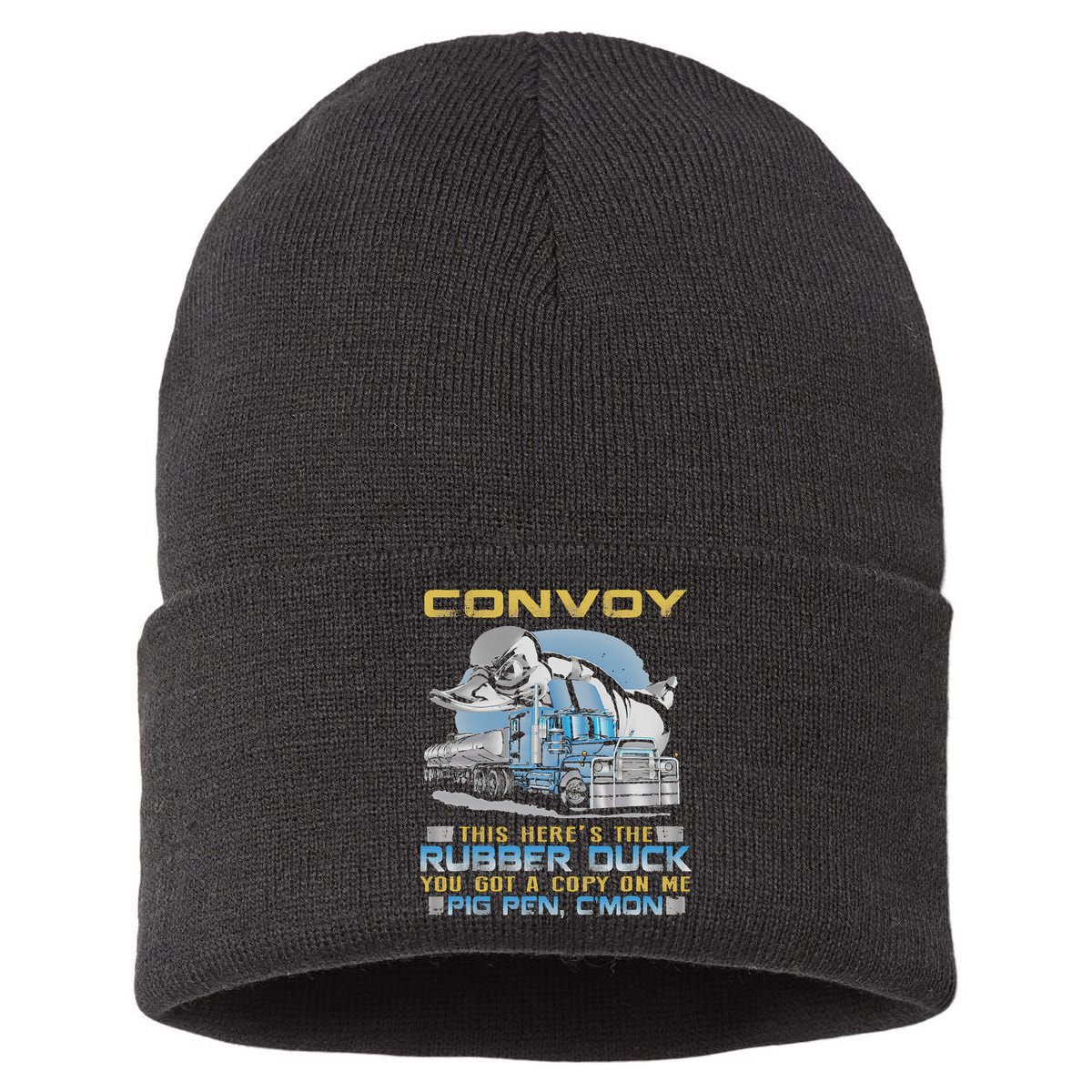 Convoy This Here's The Rubber Duck You Sustainable Knit Beanie