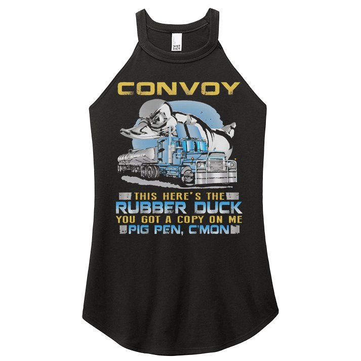 Convoy This Here's The Rubber Duck You Women's Perfect Tri Rocker Tank