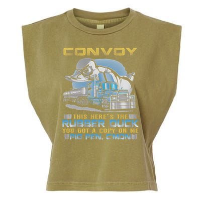 Convoy This Here's The Rubber Duck You Garment-Dyed Women's Muscle Tee