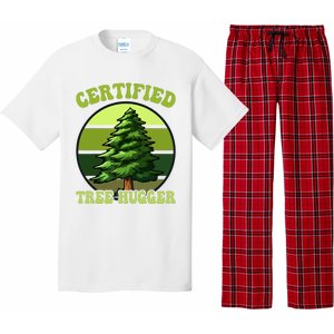 Certified Tree Hugger Environmentalist Tree Hugging Pajama Set