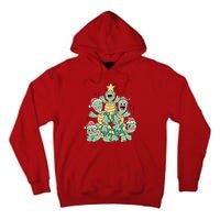 Christmas Turtles Holiday Tree Tall Hoodie