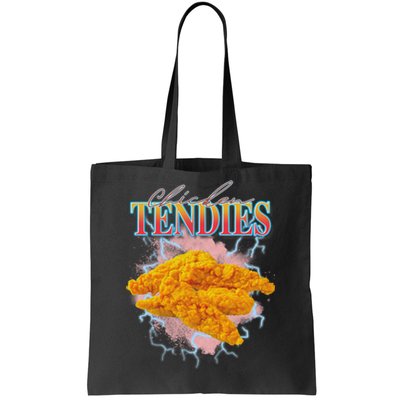 Chicken Tendies Heavy Metal W.O.R.L.D T.O.U.R Hardcore Music Tote Bag