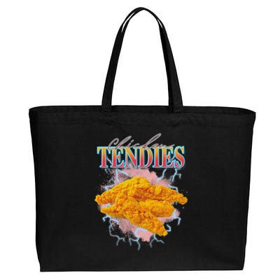 Chicken Tendies Heavy Metal W.O.R.L.D T.O.U.R Hardcore Music Cotton Canvas Jumbo Tote