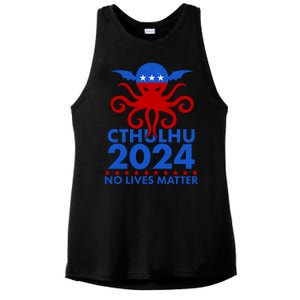 CTHULHU 2024 Election No Lives Matter Ladies PosiCharge Tri-Blend Wicking Tank