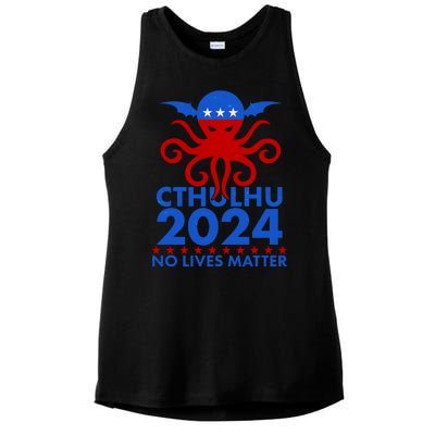 CTHULHU 2024 Election No Lives Matter Ladies PosiCharge Tri-Blend Wicking Tank