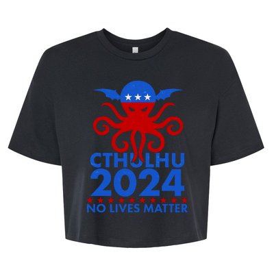 CTHULHU 2024 Election No Lives Matter Bella+Canvas Jersey Crop Tee