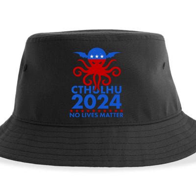 CTHULHU 2024 Election No Lives Matter Sustainable Bucket Hat