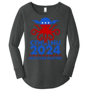 CTHULHU 2024 Election No Lives Matter Women's Perfect Tri Tunic Long Sleeve Shirt