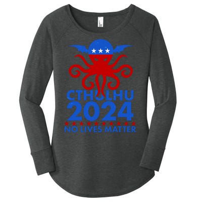 CTHULHU 2024 Election No Lives Matter Women's Perfect Tri Tunic Long Sleeve Shirt