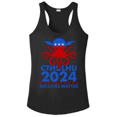 CTHULHU 2024 Election No Lives Matter Ladies PosiCharge Competitor Racerback Tank