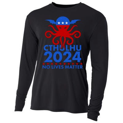 CTHULHU 2024 Election No Lives Matter Cooling Performance Long Sleeve Crew