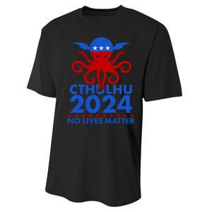 CTHULHU 2024 Election No Lives Matter Performance Sprint T-Shirt