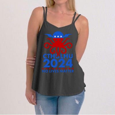 CTHULHU 2024 Election No Lives Matter Women's Strappy Tank