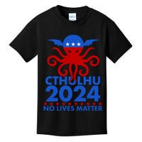 CTHULHU 2024 Election No Lives Matter Kids T-Shirt