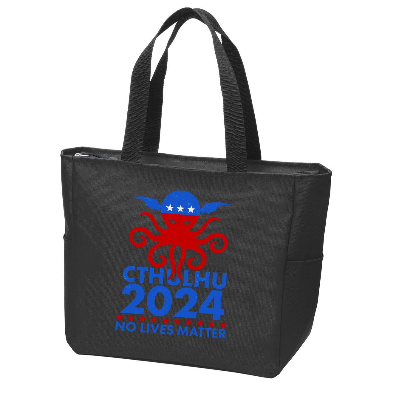 CTHULHU 2024 Election No Lives Matter Zip Tote Bag