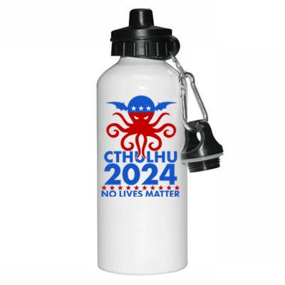 CTHULHU 2024 Election No Lives Matter Aluminum Water Bottle