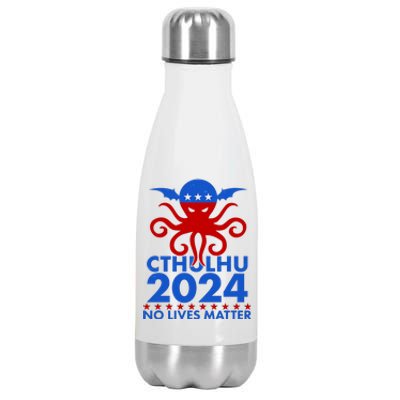 CTHULHU 2024 Election No Lives Matter Stainless Steel Insulated Water Bottle