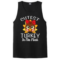 Cutest Turkey In The Flock Thanksgiving PosiCharge Competitor Tank