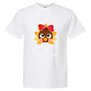 Cutest Turkey In The Flock Thanksgiving Garment-Dyed Heavyweight T-Shirt