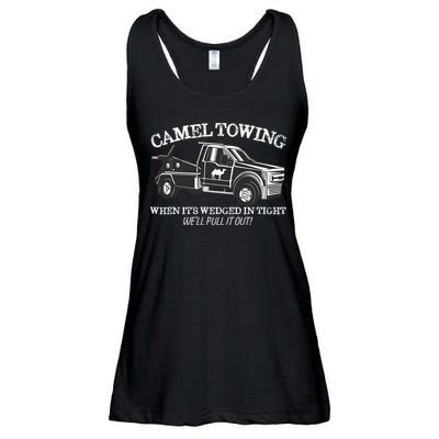 Camel Towing Inappropriate Humor Adult Humor Camel Towing Ladies Essential Flowy Tank