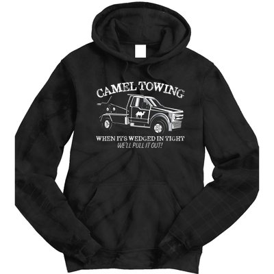 Camel Towing Inappropriate Humor Adult Humor Camel Towing Tie Dye Hoodie