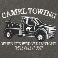 Camel Towing Inappropriate Humor Adult Humor Camel Towing Cotton Canvas Backpack
